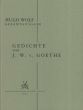 Wolf Gedichte von Goethe (Kritische Gesamtausgabe) (Hugo Wolf-Gesellschaft) (Jancik-Spitzer)