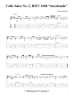 Cello Suite No.2, BWV 1008 "Sarabande"
