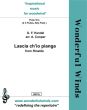 Handel Lascia ch'io Pianga from Rinaldo for 3 Flutes 2 Flutes in C and Alto Flute Score and Parts (arranged by A. Cooper)