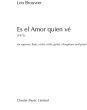 Brouwer Es El Amor Quien Ve Soprano, Flute, Violin, Cello, Guitar, Vibraphone, Piano (Score)