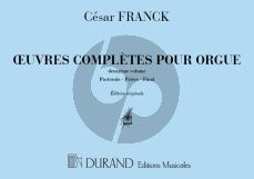 Franck Oeuvres Completes Vol. 2 pour Orgue (Edition Originale - Durand)