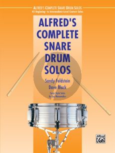 Alfred's Complete Snare Drum Solos (45 Beginning- to Intermediate-Level Contest Solos)