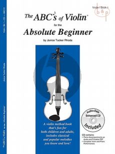 The ABC's of Violin for the Absolute Beginner Vol.1 Book with Audio Online