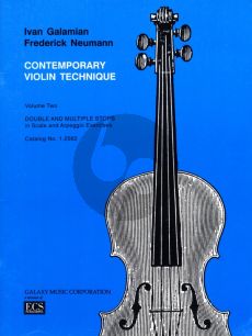 Galamian Contemporary Violin Technique Vol.2 (Double and Multiple Stops in Scale and Arpeggio Exercises)