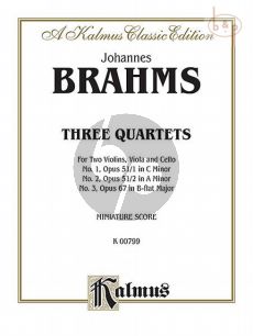 3 Stringquartets (Op.51 / 1 - 2 -Op.67)