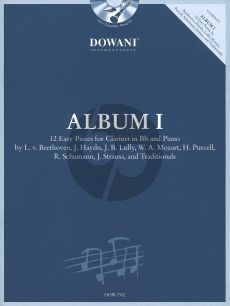 Dowani Album Vol.1 Clarinet (Easy) (Solo Part[Bb]-CD) (Dowani)