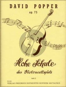 Popper Hohe Schule des Violoncellspiels Op.73 Vol.2