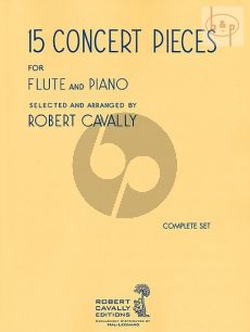 15 Concert Pieces for Flute and Piano
