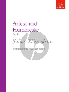 Weissenborn Arioso & Humoresque Op.9 Bassoon or Cello and Piano