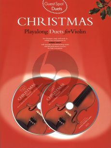 Guest Spot Christmas Duets for Violin (Bk- 2 Cd's)