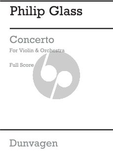 Glass Concerto Violin-Orchestra Full Score