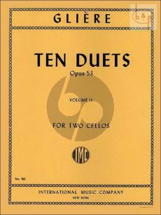 10 Duets Op.53 Vol.2 for 2 Violoncellos