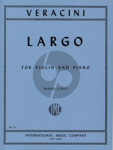 Veracini Largo Violin and Piano (Mario Corti)