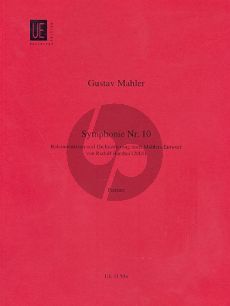 Mahler Symphony No.10 (Reconstr. and Orchestr. after sketches Barshai) Score