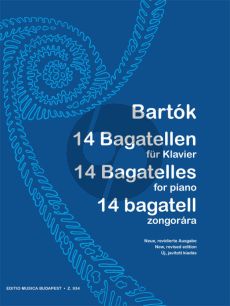 Bartok 14 Bagatelles Op. 6 Piano solo (edited by Peter Bartok)