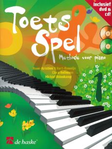 Toets en Spel - Methode voor Piano Vol.1 (Bk-Cd-DVD) (medewerking C. Rullmann en M. Oldenkamp)