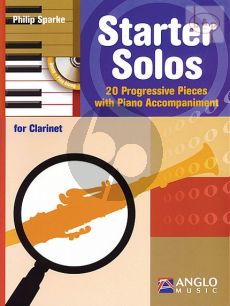 Starter Solos (20 Progressive Pieces) (Clarinet with Piano Accomp.)