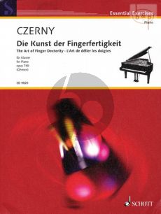 Die Kunst der Fingerfertigkeit Op. 740 Klavier