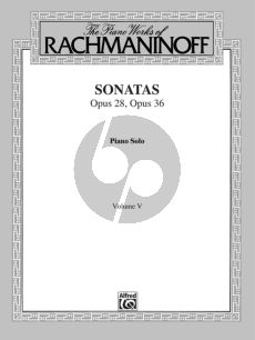 Rachmaninoff Piano Sonatas No. 1 Op. 28 and No.2 Op. 36