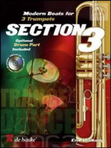 Section 3 (3 Trumpets[Bb] with Drum Part) (Score/Parts)