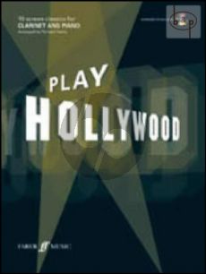 Play Hollywood (Clarinet) (Bk-Cd) CD with full backing tracks and a printable piano part as a PDF)