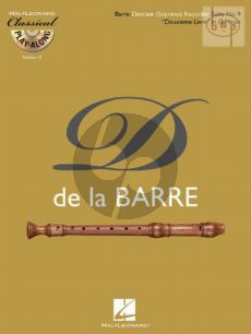 Barre Suite No.9 G-major (Deuxieme Livre) Descant Recorder (Classical Play-Along Volume 12) (Bk-Cd)
