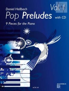 Pop Preludes Vol.1 - 9 Pieces for Piano Book with Cd