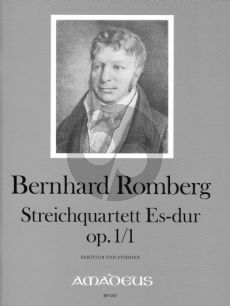 Romberg Quartet E-flat major Op. 1 No. 1 String Quartet (Score/Parts) (edited by Yvonne Morgan)