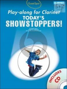 Guest Spot Today's Showstoppers Play-Along (Clarinet) (Bk-Cd)