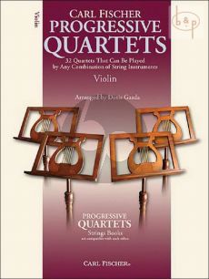 Progressive Quartets (32 Quartets that can be played by any combination of stringinstruments) (Violin)