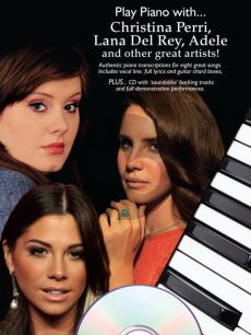 Play Piano with Christina Perri - Lana del Rey - Adele and other Great Artists (Piano-Vocal-Guitar) (Bk-Cd)