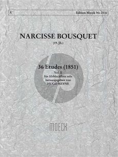 Bousquet 36 Etuden Vol.2 (No.13 - 24) Altblockflöte (1851) (Reyne)