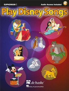 Play Disney Songs for Baritone/Euphonium Bk-Audio Online [TC] (arr. Jaap Kastelein)