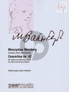 Weinberg Concertino Op.42 Violine und Streichorchester (Klavierauszug)