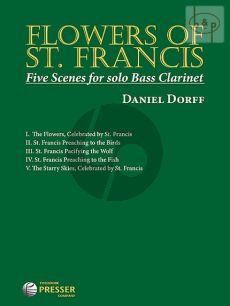Flowers of St.Francis 5 Scenes for solo Bass Clarinet