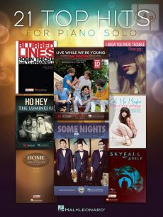 21 Top Hits for Solo Piano