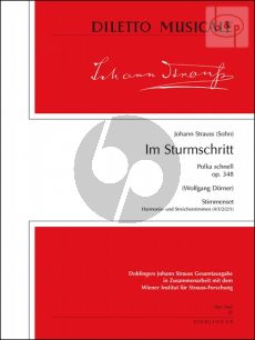 Im Sturmschritt (Polka schnell) Op.348 (Orch.)