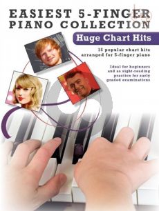Easiest 5 Finger Piano Collection Huge Chart Hits