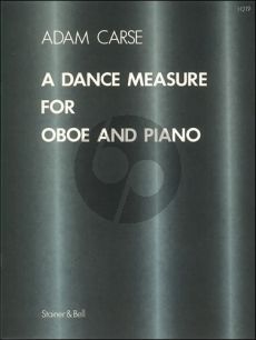 Carse A Dance Measure oboe-piano