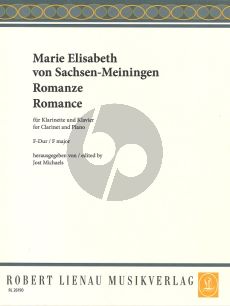 Sachsen-Meiningen Romanze Klarinette und Klavier (Jost Michaels)