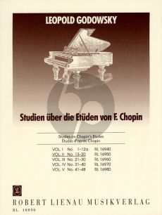 Godowsky 53 Studien über die Etüden von Chopin Band 2 No. 13. - 20