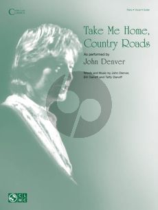 Denver Take Me Home Country Roads Piano-Vocal-Guitar (single sheet)