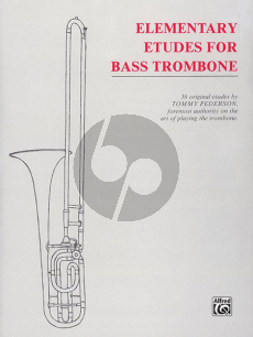 Pederson Elementary Studies for Bass Trombone (56 Original Etudes)