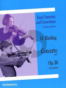 Rieding Concerto D-major Op.36 Violin and Piano (1st Position)