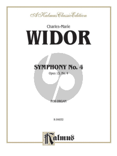 Widor Symphony No.4 F-minor Op.13 Organ