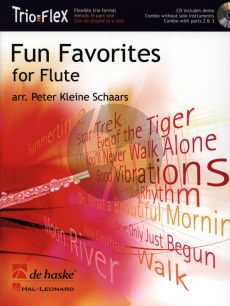 Fun Favorites for Flute (Trio-Flex) 3 Flutes (Bk-Cd) (Score/Parts) (arr. Peter Kleine Schaars)