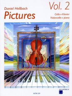 Hellbach Pictures Vol.2 for Cello and Piano Book with Cd