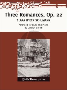 Schumann 3 Romances Op. 22 Flute-Piano