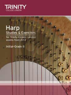 Studies & Exercises for Harp Initial-Grade 8 from 2013 for the Trinity College