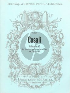 Casali Missa in G (SATB-Organ ad lib.) (Reinthaler)